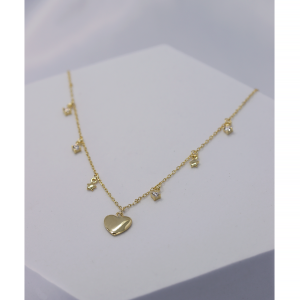 Komplet biżuterii pozłacanej 925 –...