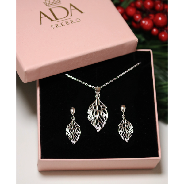 Komplet biżuterii srebrnej 925 –...