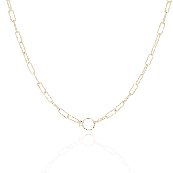 Naszyjnik celebrytka pozłacany 925...