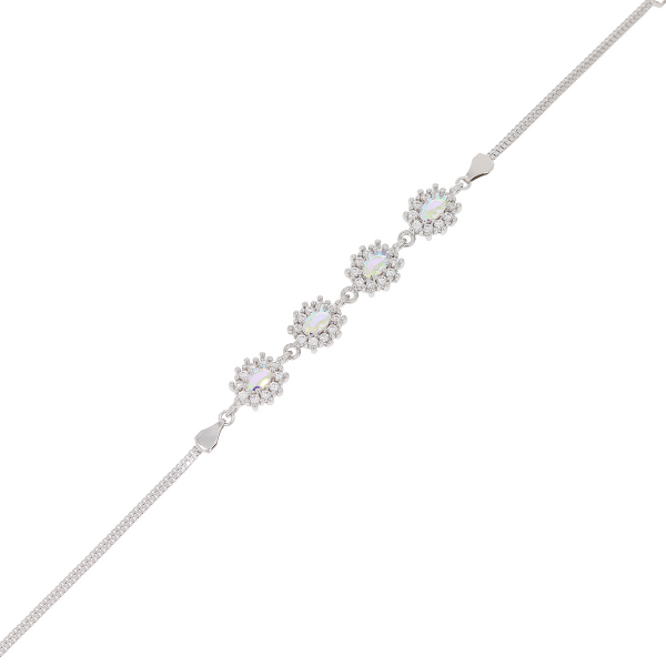 Bransoletka srebrna 925 z...