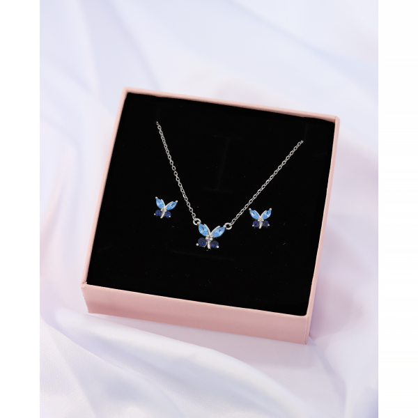 Komplet biżuterii srebrnej 925 –...