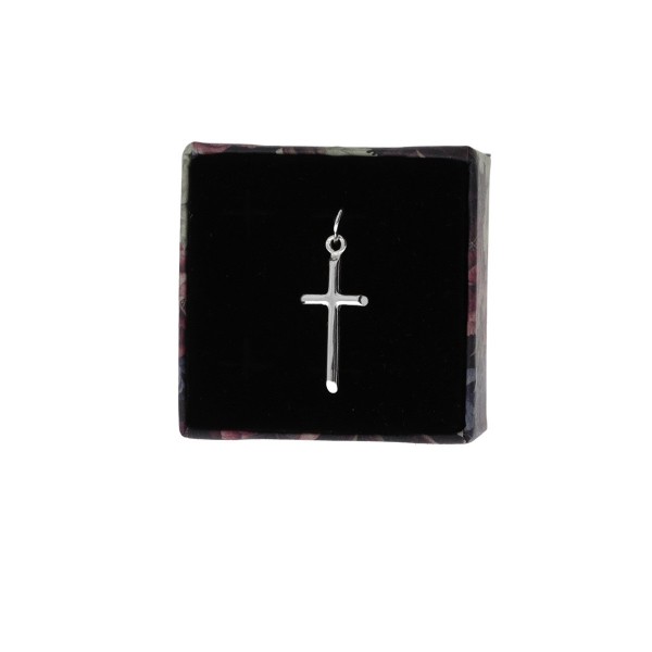 Krzyżyk srebrny K148 - gładki